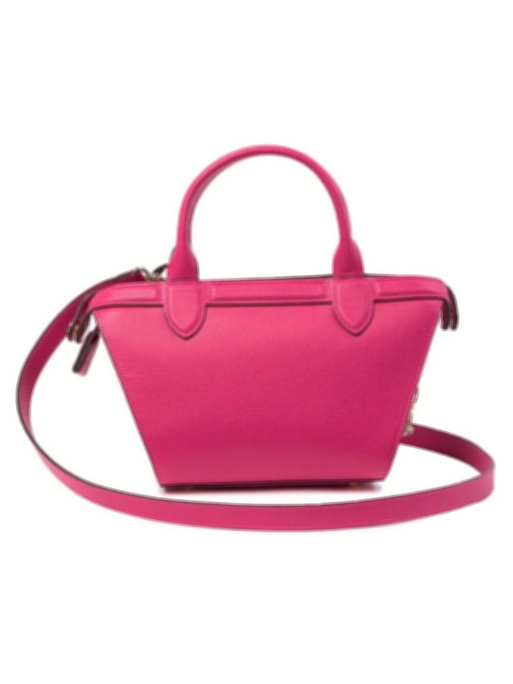 New w/Tags Longchamp Le Pliage Heritage - Small Satchel Bag Cyclamen Pink - $920 - Picture 11 of 11